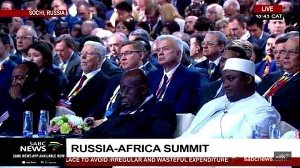Akufo-Addo 'sleeps' at Russia Africa Summit 2019
