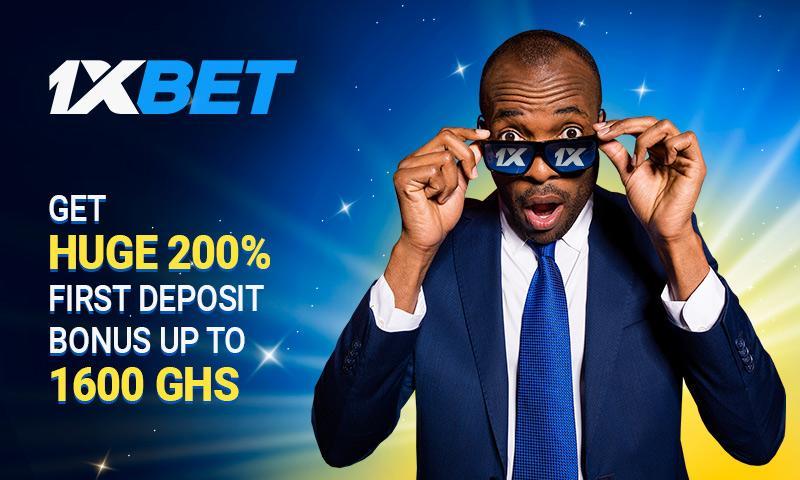 1xBet Gives You the Biggest Welcome Bonus in Ghana – 200% up to 1600 GHS!