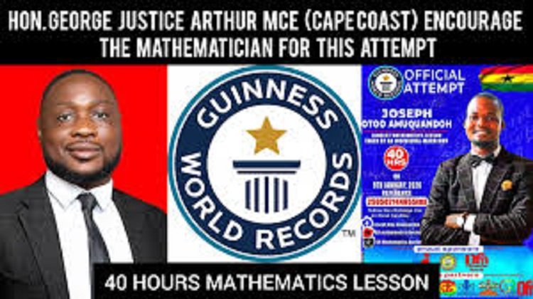 Maths Marathon: Ghanaian Teacher Eyes Guinness Record in Cape Coast