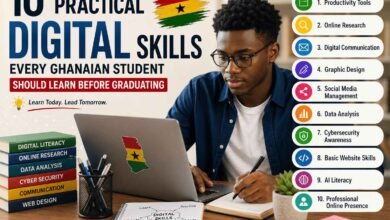 10 Digital Skills Every Ghanaian Student Should Learn