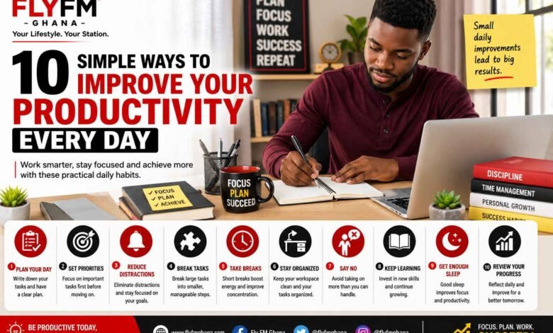 10 Simple Ways to Improve Your Productivity Every Day