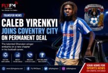 Caleb Yirenkyi Joins Coventry City