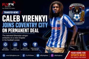 Caleb Yirenkyi Joins Coventry City