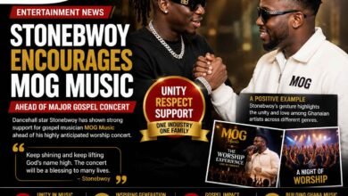 Stonebwoy Encourages MOG Music Ahead of Major Gospel Concert