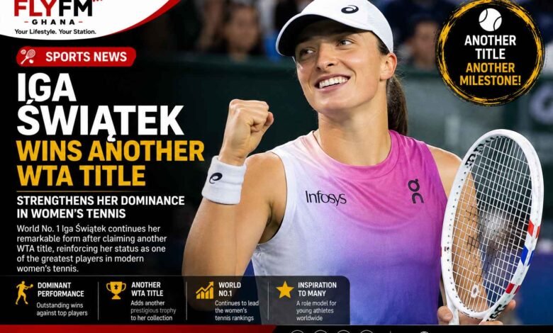 Iga Świątek Wins Another WTA Title