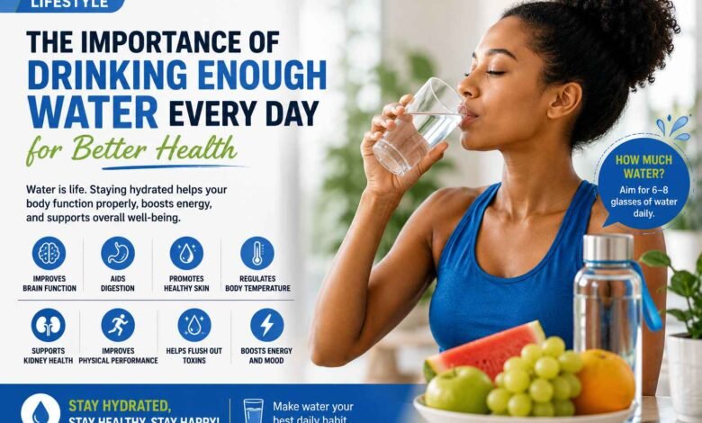 The Importance of Drinking Enough Water Every Day for Better Health