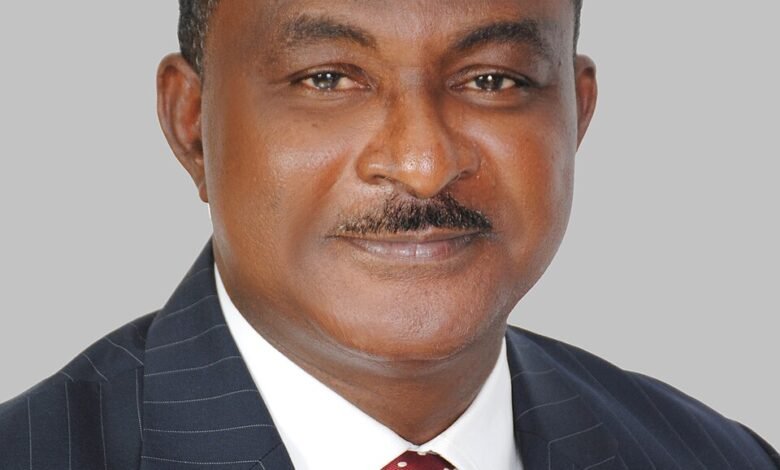 Portrait of George Kweku Ricketts-Hagan, who discussed the next phase of Ghana's 24-hour economy policy; portrait, not a photograph of the interview.